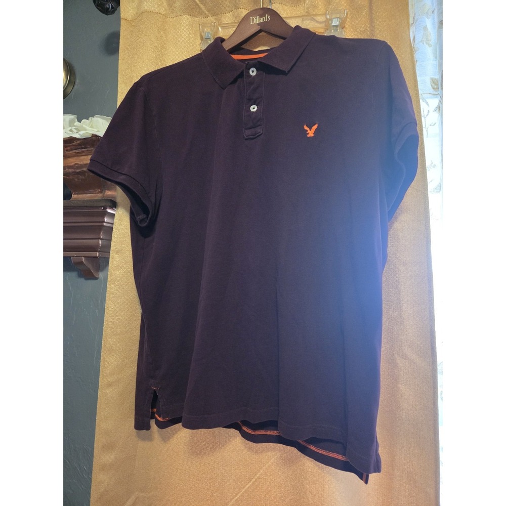 American Eagle Outfitters Classic Pique Polo Shirt Mens XL, classic casual, prep